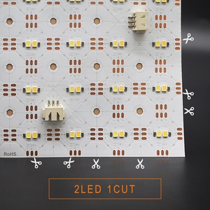 Dula Color 2700+6500K Flex <strong>Led</strong> Panel 2LED 25*25mm Free Cutting DC24V 200Leds <strong>Led</strong> Advertising Sign Backlight Sheet - Product Image 6
