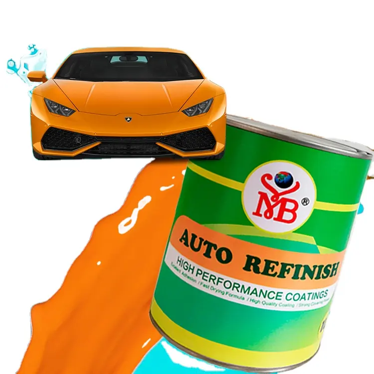 Высококачественная автомобильная краска для ремонта автомобиля, краскопокрытие 1K/2K пигментная краска