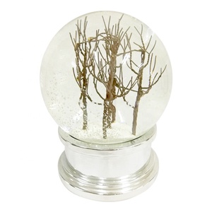 سعر الجملة فن شعبي في عيد الميلاد كرة الثلج مع تصميم ندفة الثلج المعقدة للزينة الاحتفالية - Product Image 6