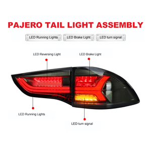 ไฟท้าย LED แบบไดนามิกสำหรับ Mitsubishi Pajero,ไฟท้ายรถยนต์ปลั๊กแอนด์เพลย์2012 2014 - Product Image 2