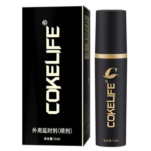 CokeLife 12毫升男性延迟精油草本快速延迟喷雾快速持久勃起夫妇高潮时间男性射精 - Product Image 1