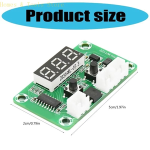 LEDデジタルサーモスタット温度コントローラ温度計スイッチモジュール - Product Image 6