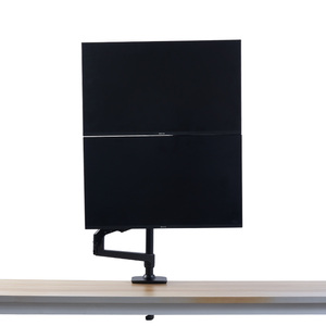 Mekanik yay monitörü montaj masa üstü VESA ekran monitör kol döner 32 inç masaüstü monitör tutucu çift ekran braketi stok - Product Image 5