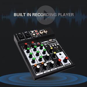 Usb I/O ve Lexicon etkileri ile Clavax CLMC-8310 Analog karıştırma konsolu Mic preamp profesyonel 4 kanallı mikser dijital efektler