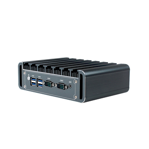 MiniTreeファンレス産業用ミニPCIntel Core i3 5005U i5 5200U i75600UデュアルLANHDVGA組み込みコンピューターサポートWin7Linux