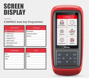 XTOOL X100 PRO2 Autoschlüsselprogrammierer zurücksetzen ECM und Immobilisierung Auto-Diagnosegerät X100 PRO OBD2 Code Reader mit kostenlosem Update - Product Image 4