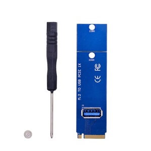 5Gbps NGFF M.2至USB 3.0卡适配器M2 M密钥至USB3.0传输转换器，用于PCIe PCI-E 1x至16x Riser卡 - Product Image 2