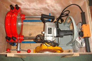 اثنين من حلقات 63-200 مللي متر البلاستيك hdpe أنبوب ppr بعقب ماكينة لحام بالصهر - Product Image 4