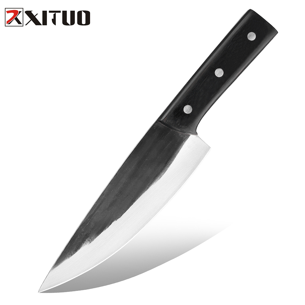 Cuchillo artesanal con mango de madera SG210530