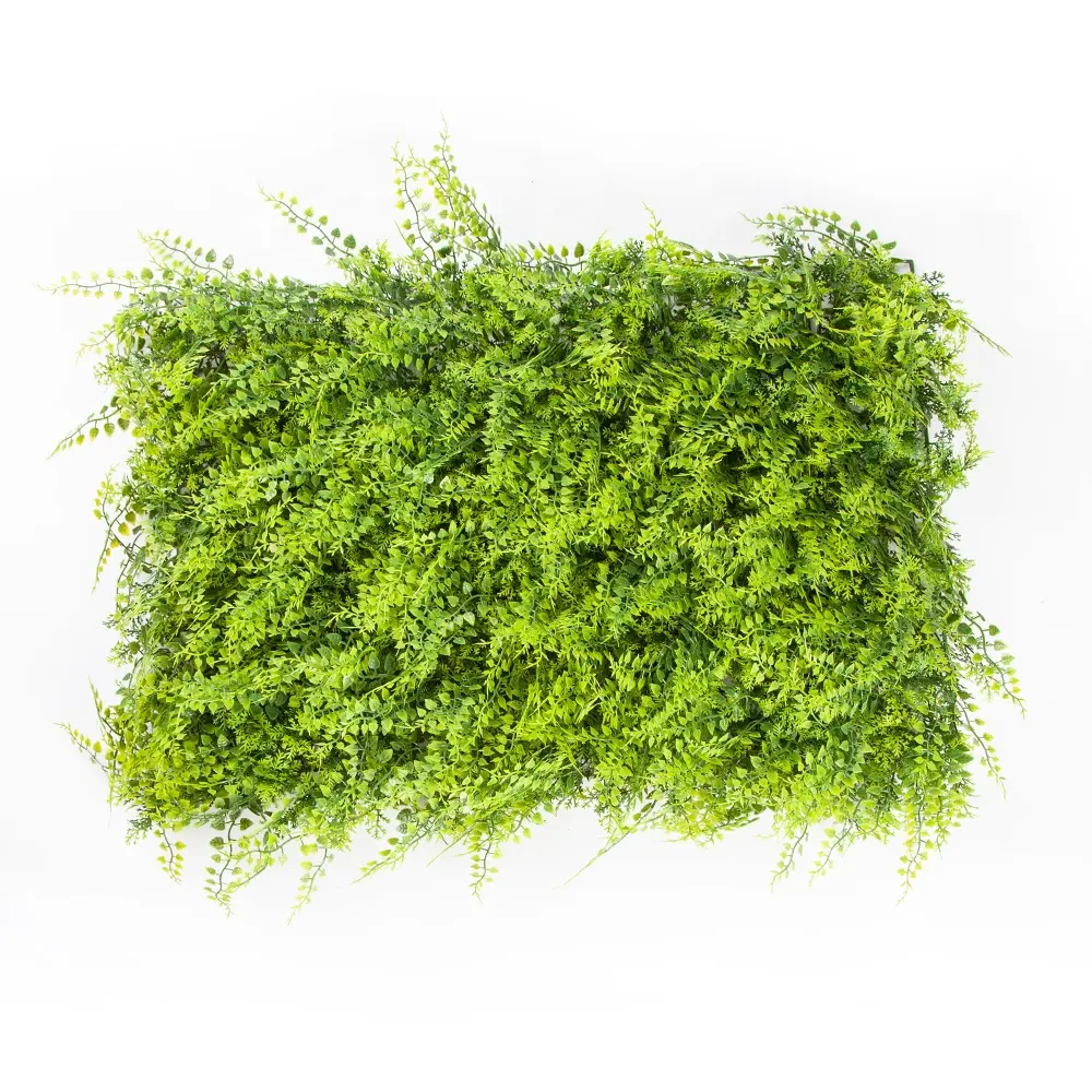ZC Customized 3D Artificial Jungle Wall Panel Vertical Garden Green Plastic Flowers Customized Artificial Jungle Plastic Flowers