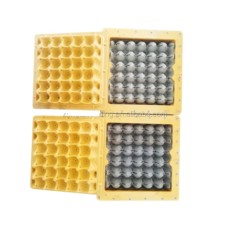 Nhựa/Nhôm 30 tế bào trứng khay carton khuôn trứng món ăn hình thành lưới trứng khay máy chết