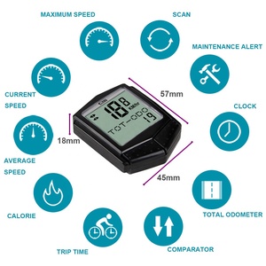 New Design Wireless Bike <strong>Computer</strong> Multi <strong>Functional</strong> Bicycle Speedometer <strong>Cycling</strong> Odometer Outdoor Waterproof - Product Image 2