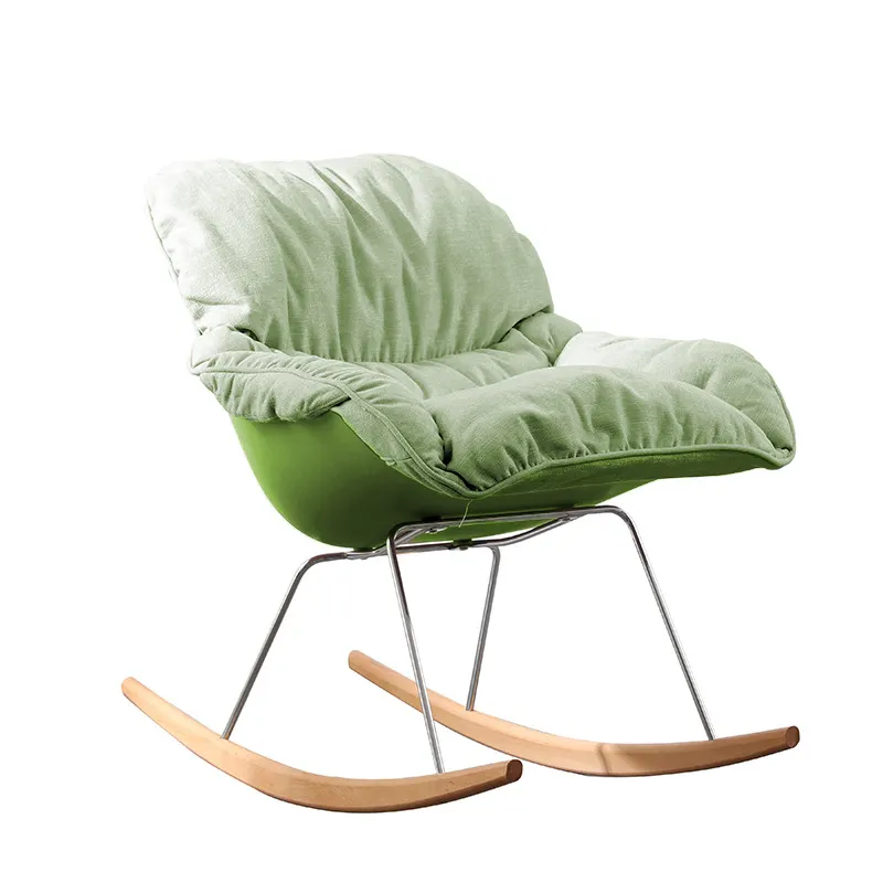 Green Fabric Deck Schaukel Relax Wohnzimmer Stuhl