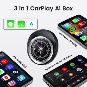 8 + 128G aibox không dây Carplay & Android cho tự động đa phương tiện <span class=keywords><strong>Player</strong></span> Youtube Netflix adaptateur Carplay Sans Fil USB nhỏ ai hộp - Product Image 2