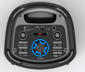5 Inch Portable Speaker With Flame Light HD Sound Up to 24H Playtime Speaker <strong>System</strong> With USB TF AUX Recording <strong>Function</strong> Party Box - Product Image 4