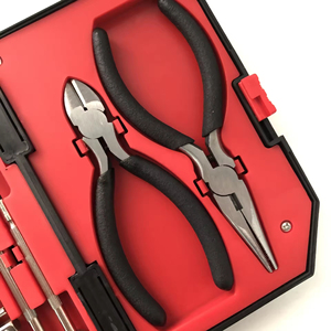 16 adet/takım ev bakım aracı kutu seti taşınabilir acil Handy aracı ev tornavida Bit soket pense Tool Kit seti - Product Image 3