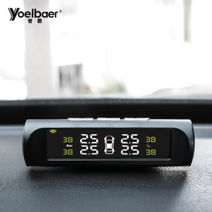 Cảm biến chống nước, sạc USB, cảnh báo áp suất lốp bất thường, màn hình LCD, hệ thống giám sát áp suất lốp không dây <span class=keywords><strong>TPMS</strong></span> cho ô tô - Product Image 5