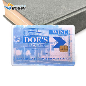 Пользовательский логотип, контактный микросхема, смарт-карты VIP sle4442 sle4428, пластиковая членская Карта из ПВХ с магнитной полосой - Product Image 5