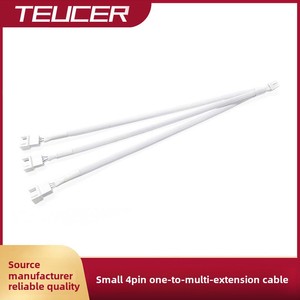 Piccola espansione della ventola del telaio PWM a 4 Pin per Computer Desktop One-to-tre 4 Pin Hub PWM Patch Cord accessori per Computer - Product Image 2