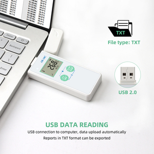 AB-10C Mini USB Digital termómetro registrador de datos de medida de-30 ~ 70Temp-Recorder de Sensor para refrigeración de la cadena de frío de los laboratorios - Product Image 5