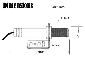 HL600-400A系列4-20mA输出24VDC 1200摄氏度红外温度传感器 - Product Image 6