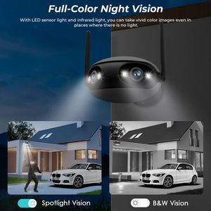 OEM Eyeball 360 Fisheye Security <strong>Camera</strong> CCTV Dual Lens 180 Degree View Colorful Imaging <strong>1</strong>.<strong>3MP</strong> <strong>3MP</strong> 5MP ColorVu Panoramic <strong>Camera</strong> - Product Image 4
