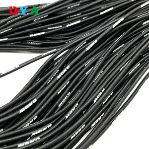 Cuerda elástica de goma de 2mm trenzada de poliéster Cuerda elástica impresa para tela - Product Image 2