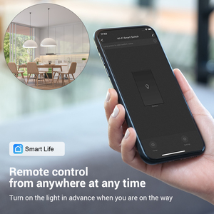 スマートライトスイッチ壁掛けWiFi電話アプリコントロールAlexa Google Homeスマートスイッチ - Product Image 5