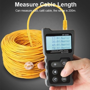 Probador de continuidad de Cable de red conmutable, tres modos de escaneo, medición de longitud de Cable PoE - Product Image 3