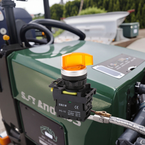 LA115 anlık aydınlatmalı anahtarı push button 2 pozisyon uzun sap IP65 su geçirmez döner plastik push button anahtarları - Product Image 5
