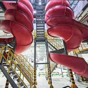 Luhui trọng lực băng tải tùy chỉnh kho phân loại máy công nghiệp khoan băng tải chuyển bưu kiện băng tải xoắn ốc máng - Product Image 5