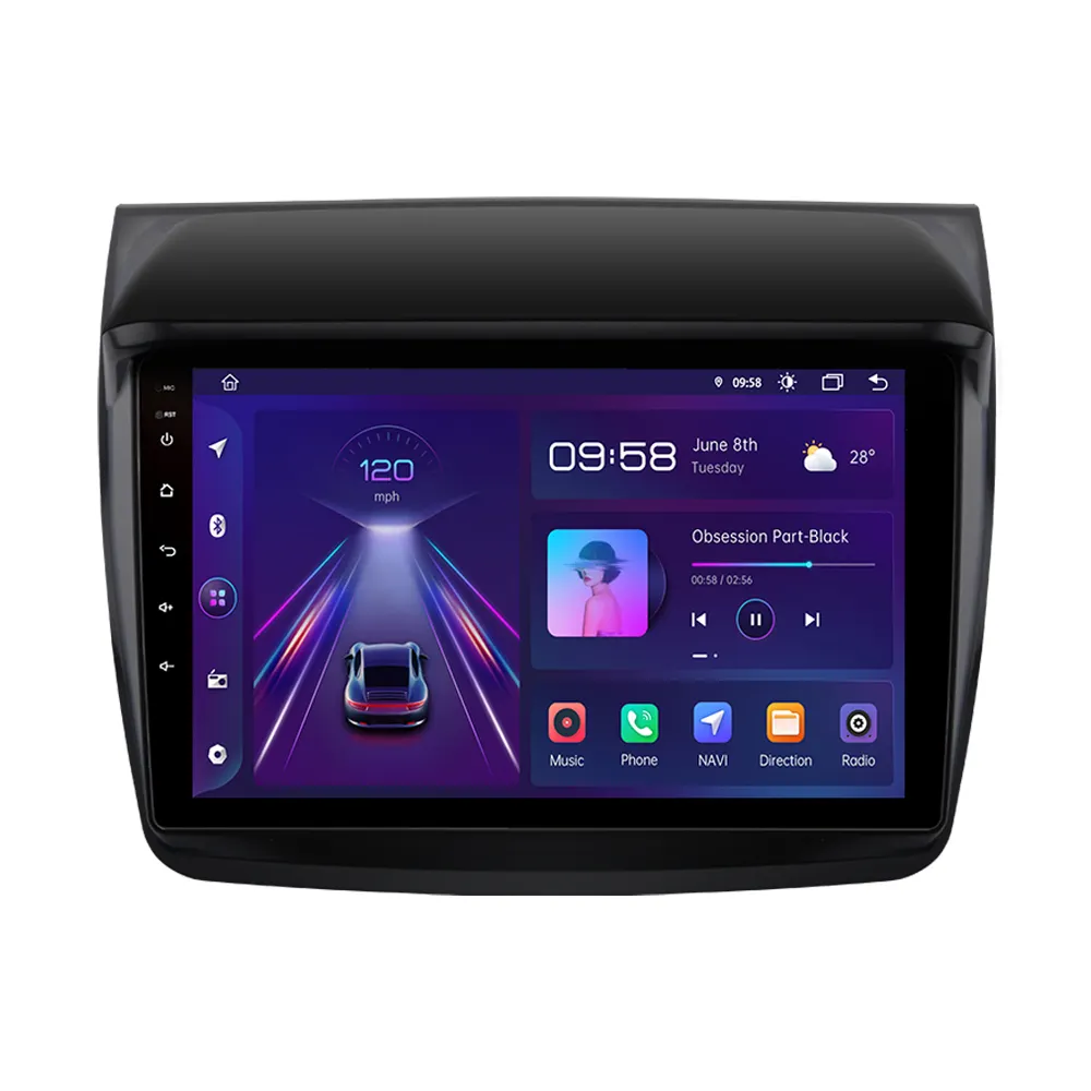 Reproductor de DVD Android Mitsubishi Pajero Sport 2 L200 Triton navegación GPS para Mitsubishi Pajero Sport 2 L200 tritón 2008 - 2016