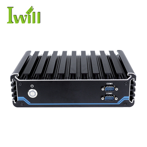 Procesador integrado Mini Pc Core 6th I7 5 LAN GPIO Linux Sistema operativo Mini Pc con voltaje amplio de 9V a 36V