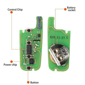 Xhorse XEFO01EN Super Remote Key für Ford Flip 4 Tasten Eingebauter Super Chip Englische Version Auto Key Programmer - Product Image 3