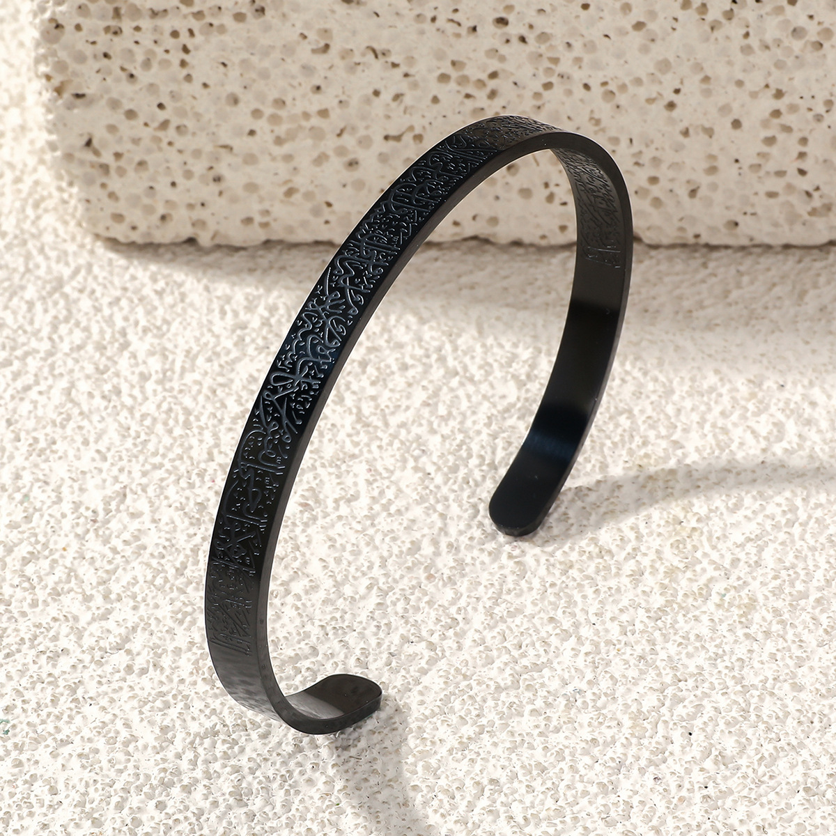 Double Sided Arabic Black
