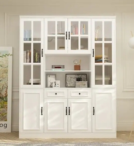 Đồ Nội Thất Hiển Thị Đứng Sang Trọng Tủ Sách Gỗ Cho Phòng Khách Thư Viện Bằng Gỗ Kệ Sách Nail Hiển Thị Tủ - Product Image 5