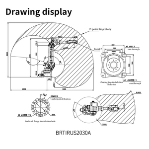 Braun Six Axis <strong>Robot</strong> <strong>Palletizing</strong> and Handling <strong>Loading</strong> and <strong>Unloading</strong> Materials Industrial Six Axis Robotic Arm <strong>Robot</strong> - Product Image 2