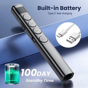 Più economico 2.4G USB Wireless presentatore Laser PowerPoint PPT telecomando puntatore Laser Clicker Flip penna Laser puntatore presentatore - Product Image 2