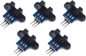 IR-Infrarot-Schlitz-Optokoppler modul Drehzahl mess sensor 3,3 V bis 5V Foto unterbrecher sensor für Arduino