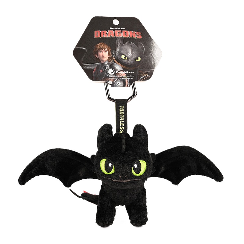 Pendentif en peluche cool Night Fury de 21 cm