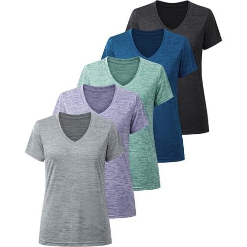 Lot de 5 gris foncé gris clair bleu violet vert pin
