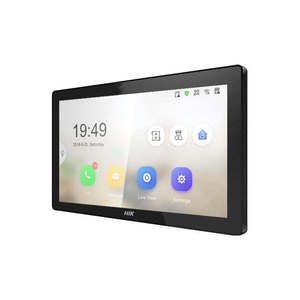 HIK 10-Inch dokunmatik ekran kapalı monitör DS-KH8520-WTE1 Hik akıllı ev Wifi Video interkom Villa apartman biyometrik erişim