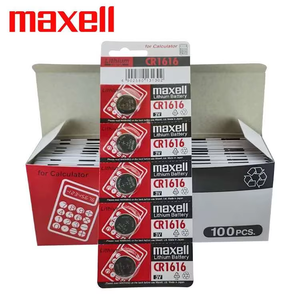 Maxell CR2032 2016 2025 1632 1620 1616 1616 1220ボタンバッテリー3Vボタンリチウムバッテリー車のリモコンバッテリー - Product Image 1