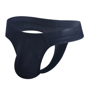 Nieuw Voor Extreme Mode Blauwe Man Mannen In Bikini Nylon Heren Sexy String Contouren Pouch Fijne Zachte Nylon Mesh Jersey Bikini - Product Image 3