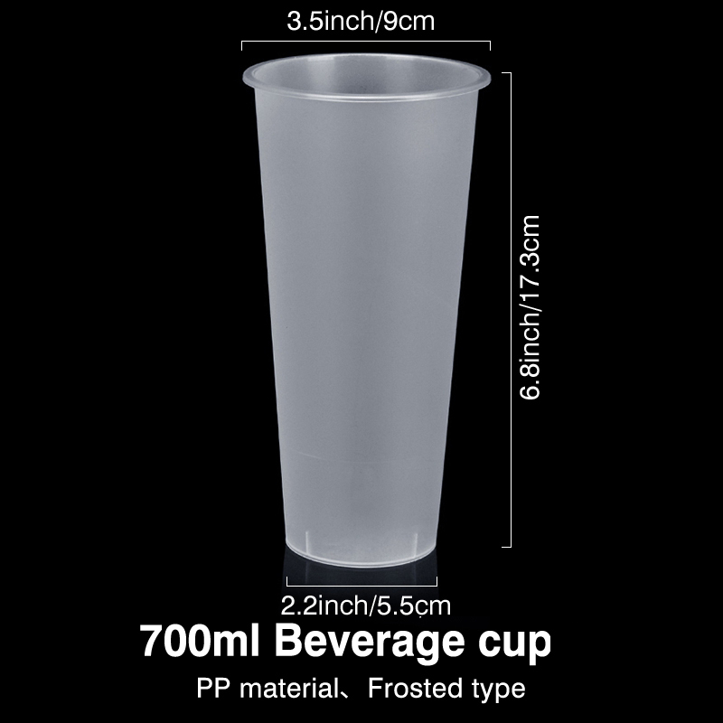 700ml frosted cup