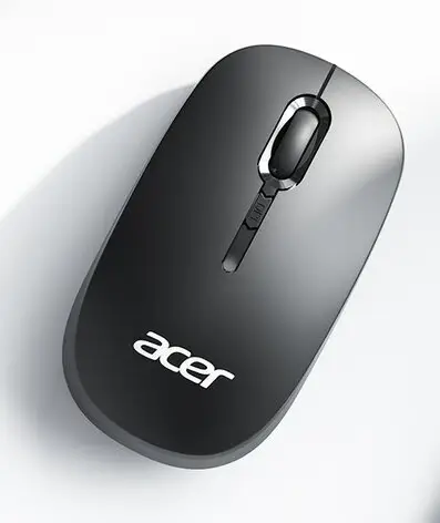 Venta al por mayor para Acer M153 Mute 1200dpi computadora inalámbrica óptica Dual Roller Mous