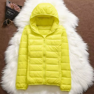 Women's Packable Down Jacket Lightweight Puffer Jacket Hooded Winter <strong>Coat</strong> - Product Image 6