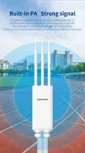 Comfast CF-EW85กลางแจ้งกิกะบิตแบนด์คู่แอคเซสพอยต์เราเตอร์ไฟร์วอลล์ pole/dc พลังงานสูงระยะไกลครอบคลุม WIFI 4G