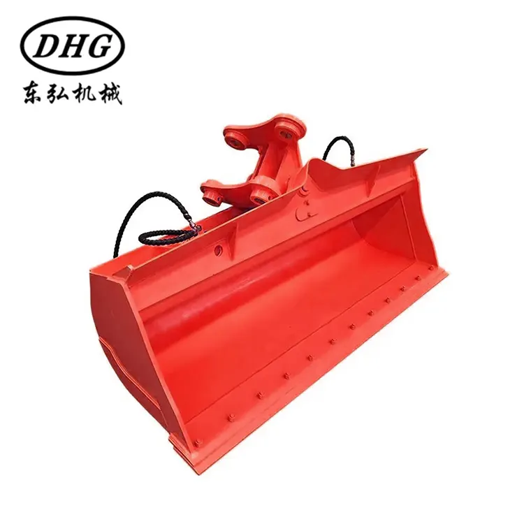 DHG Donghong sıcak satış ekskavatör nehir/temizlik özel devirme kova Tilt kova fiyat satılık