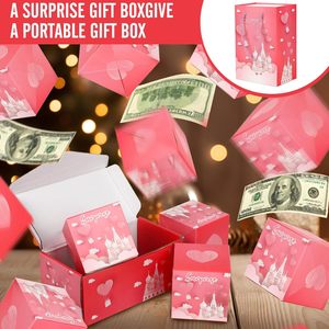 Mutlu doğum günü sürpriz hediye kutusu patlama için para Pop Up konfeti ile patlayan kutusu katlanır zıplatma hediye kutusu komik - Product Image 2